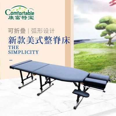 Portable Wooden Physiotherapy Wholesale Full Body Massage Bed Table SPA Couch Chiropractic Gun