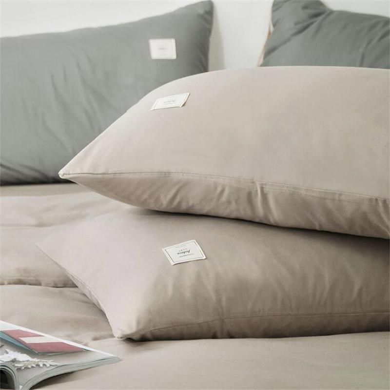 Washed Cotton Pillowcase Thickened 48*78 Skin Breathable Pillow Cover Adult Single Pillowcase Manufacturers