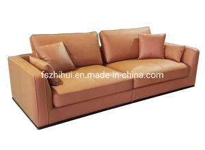 Living Room Genuine Leather Sofa Set Furniture Sectional Sofa Fabric