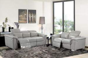 Popular Modern Commercial Living Room Leather Recliner Sofa Set (HC5925)