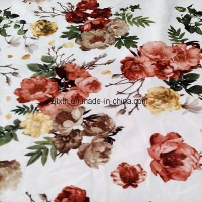 Printed Velvet Fabric Sofa Fabric Bonded T/C Fabric