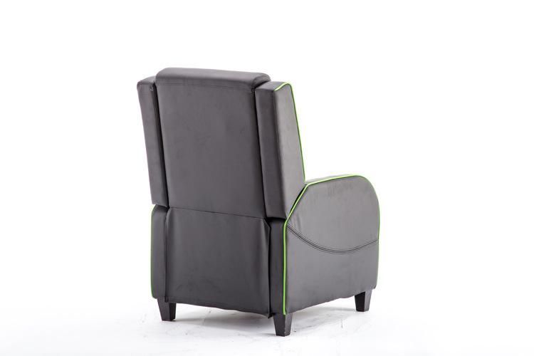 (KEVIN) Gaming Recliner Chair Single Living Room Sofa Recliner PU Leather Recliner Seat Home Theater Seating