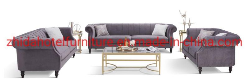 Hotel Living Room Furniture Modern 3 Seat Home Sofa