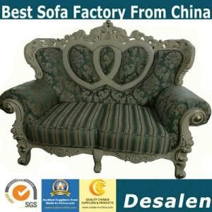Factory Price Interior Design Royal Style Fabric Sofa (190#)
