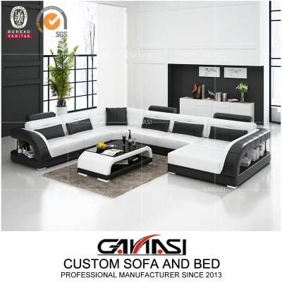 Contemporary U Shape Home Furniture with Chaise G8012