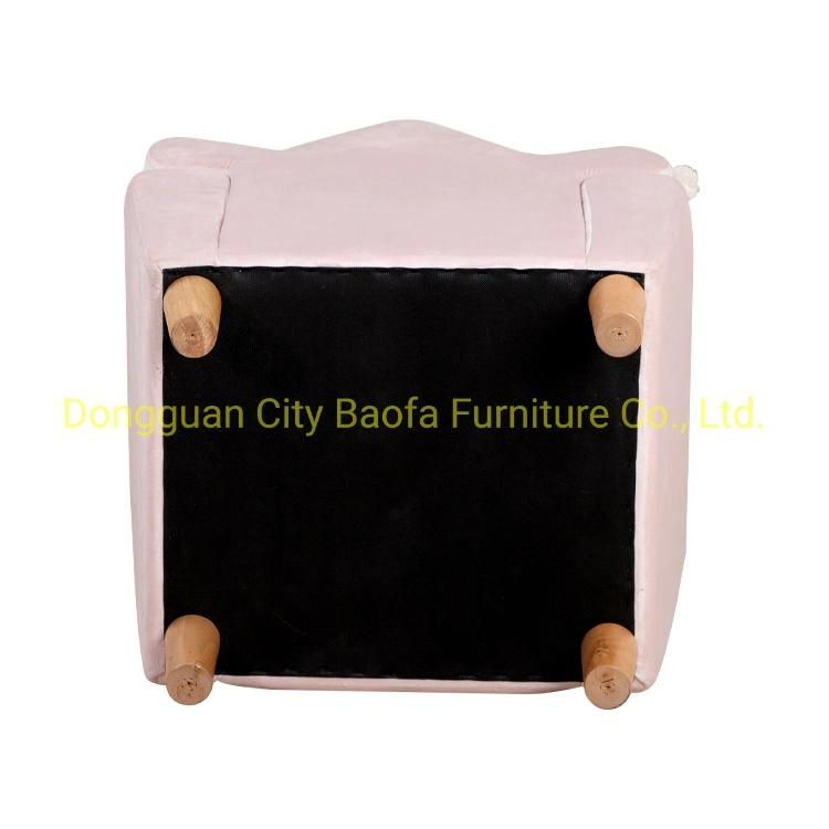 Lovely Star Shape Kids Sofa Soft Velvet Kids Chair