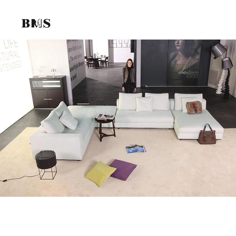 Classic Modern Luxury Series Comfort Soft Seating Feeling White Fabric Sofas