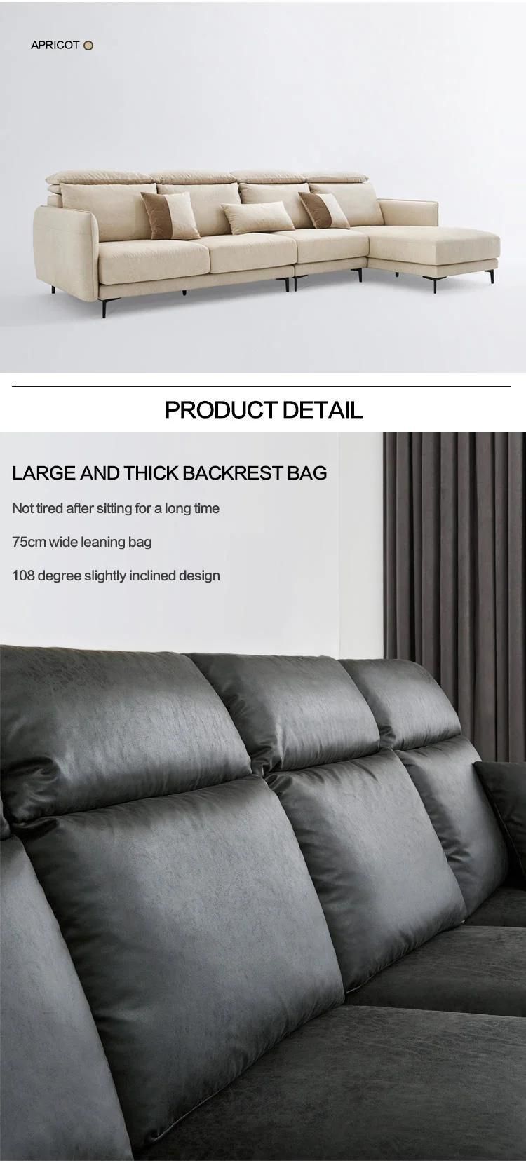 Linsy Modern Living Room Home Technology Fabric Corner Sofa S060