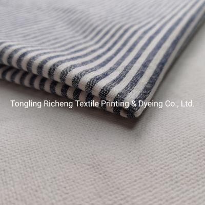 Eco-Friendly 100%Linen Yarn Dyed Woven Fabric for Garment Sofa