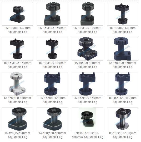 PP Material Adjustable Foot for Kitchen Cabinet Furniture Fittings
