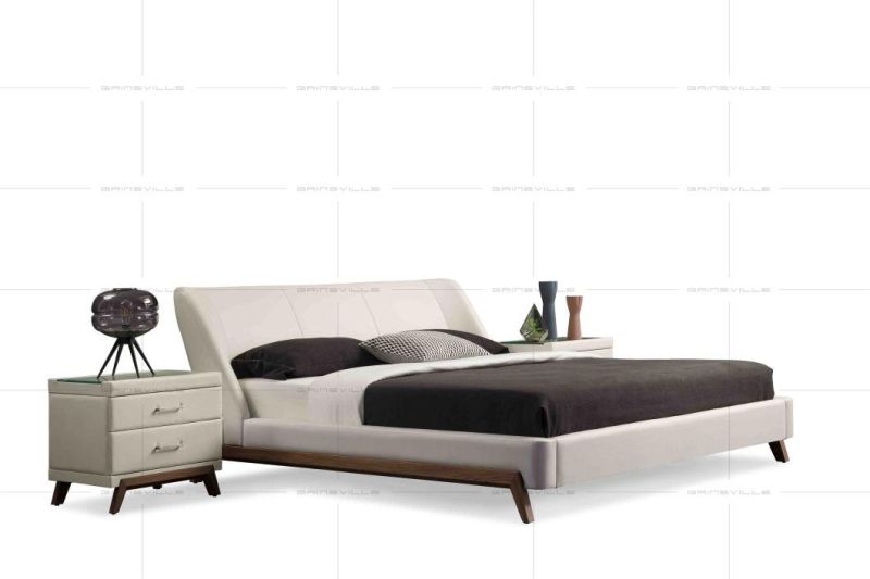 Italy New Model Furniture Home Bedroom Furniture Modern Upholstered Furniture Bed King Bed Sofa Bed