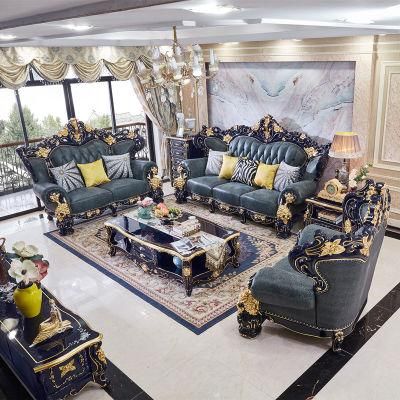 Classic Furniture Factory Wholesale Living Room Sofa with Marble Table in Optional Furnitures Color and Couch Seat