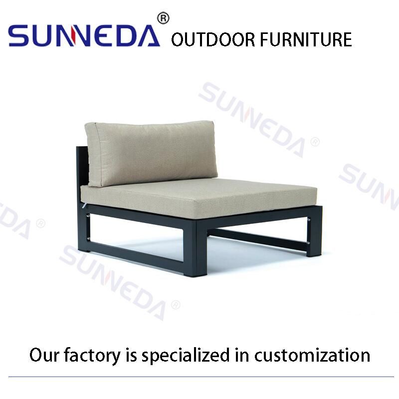Deluxe Wholesale Garden Aluminum Frame Simplify Furniture Outdoor Chair Sofa