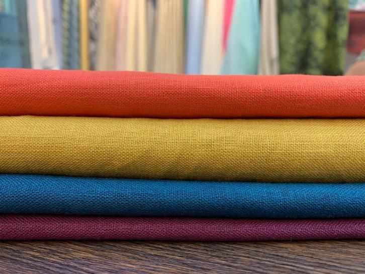 100% Woven Linen 6s*6s Fabric for Curtain, Sofa, Dyed Fabric, Yarn Dyed Fabric, Printed Fabric, White Fabric, Pfd