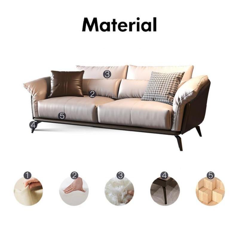 Hot Selling Living Room Sofa Set Leather 1+2+3