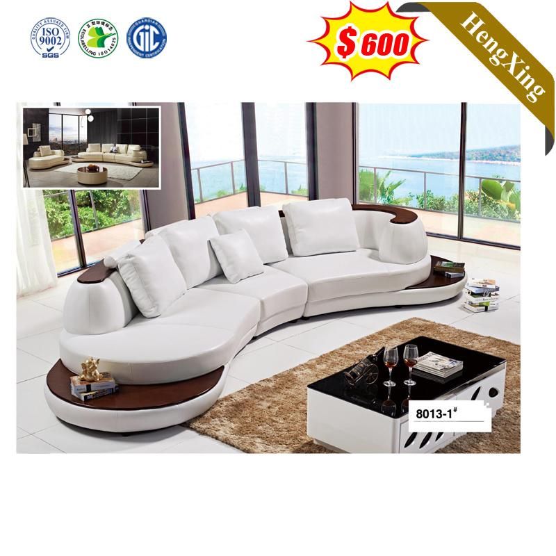 High Quality Modular Office Furniture CEO Meeting PU Leather Living Room Sofa