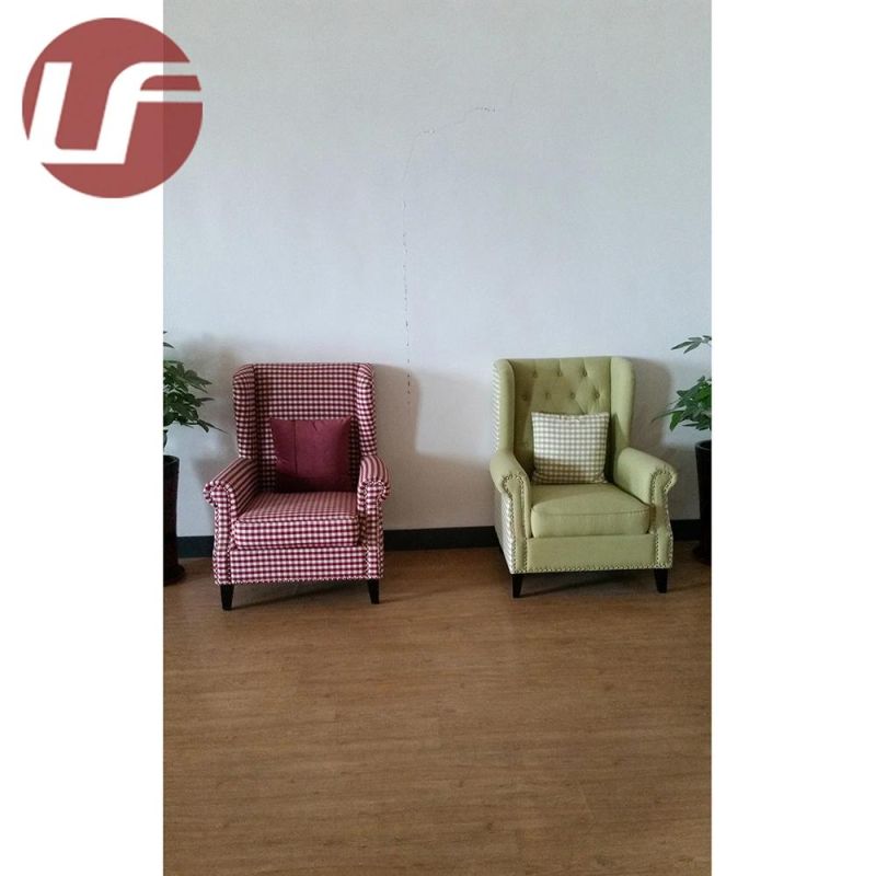 Fashionable Modern High Back Hotel Lobby Leisure Single Sofa