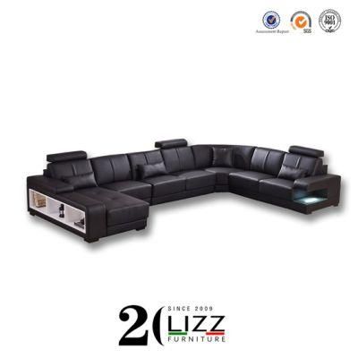 European Modern Leisure Living Room /Home /Office /Hotel L Shape Sectional Genuine Leather Modular Chesterfield Corner Couch Furniture Set