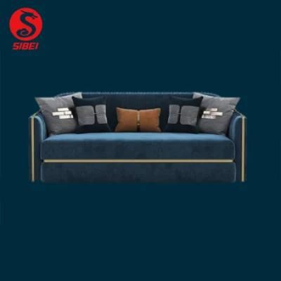 Modern Luxury Sofa Sets Wooden Legs Home Furniture Sectional 3 Seater Settee Living Room Leather Sofa