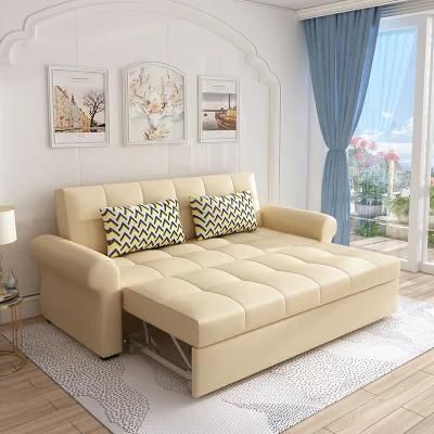 Leather Sofa Come Bed Hotel Couch Sofabed Living Room Furniture Hospital Care Sofa Bed