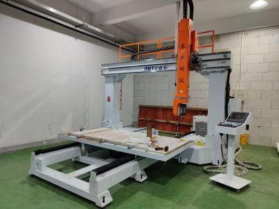 Rbt 5 Axis 3D EPS Foam Plastic Wood Rotary CNC Router Machine Made in China for Furniture Sofa Sculpture Statue