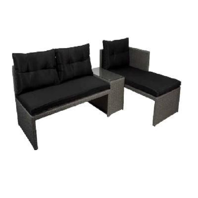 Garden Rattan Lounge Steel K. D. Outdoor Rattan Sofa