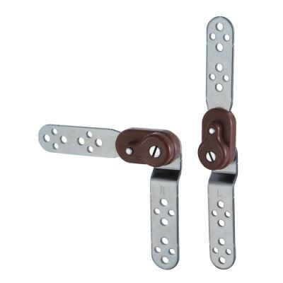 Sofa hardware metal headrest mechanism self closing hinges iron bracket click clack sofa hinge