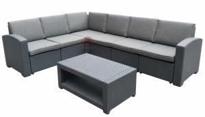 Garden Patio Molded Rattan Sectional Sofa Set