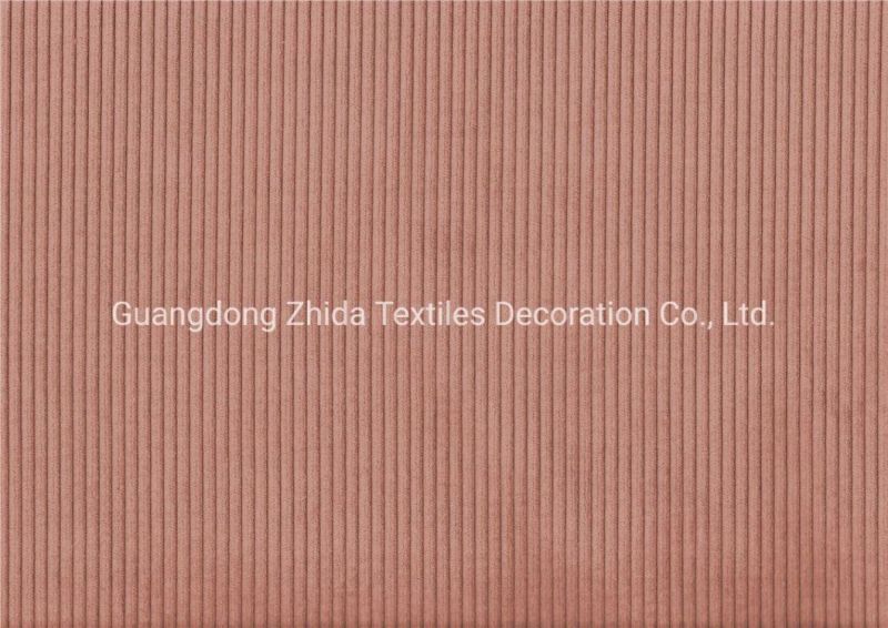 Upscale Textile Classic Corduroy Cotton Linen Sofa Furniture Fabric
