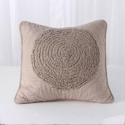 Ruffled Pillows Decorative Back Pillow Insert Hypoallergenic Sofa Pillow
