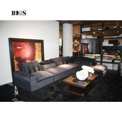 New Couch Luxury Modern L Shape Sectional Tufted Corner Sofas in Grey
