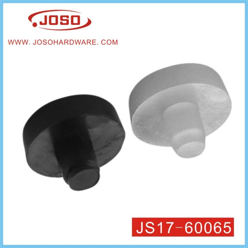 PVC Diameter 17mm Flat Pad of Furniture Hardware for Connector