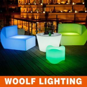 Illuminated Bar Restaurant Hotel LED Furniture Sofa