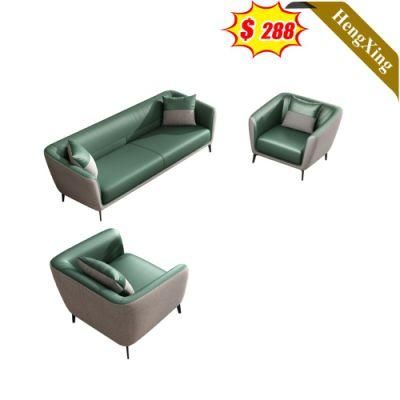 Modern Living Room Green and White Color Furniture Sofas Hotel Lobby Office Sofa
