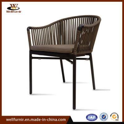 Well Furnir Rattan Outdoor Furniture Dining Sofa for Hotel (WF0611)