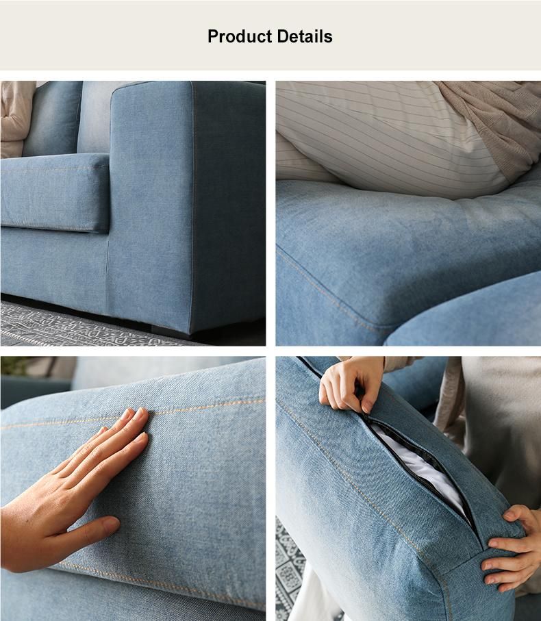 Wood Sponge Living Room Furniture Dubai Sets Luxury Moder Design Sofa Hot
