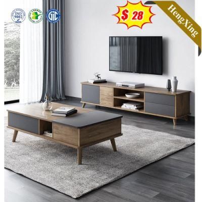 Hot Sale Modern Home Living Room Sofa Furniture TV Stand Wooden Melamine Laminated Coffee Table