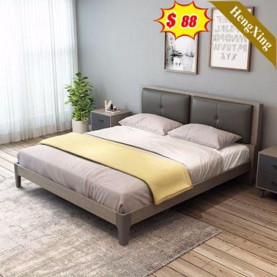 Modern Hotel Home Apartment Living Room Bedroom Set Furniture King Double Wall Sofa Bed with Nighstand