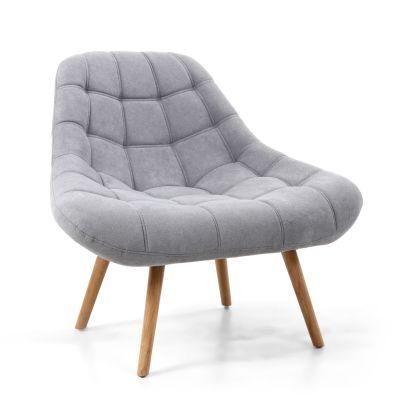 Hot Selling High Quality Grey Single Sofa Bedroom Chair Leisure Chair