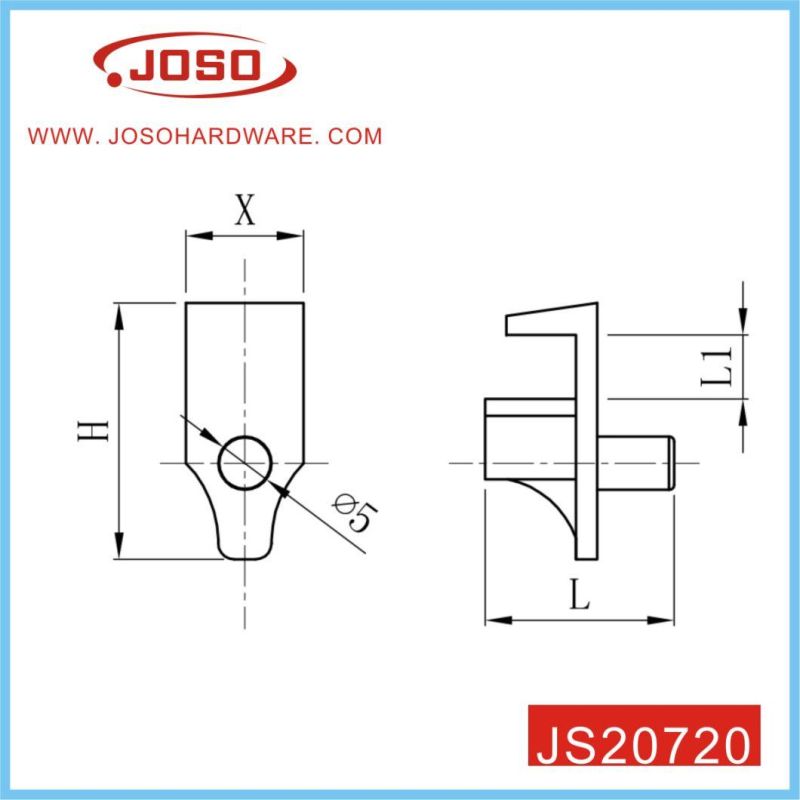 Hight Quality Shelf Support Stud Peg Clear Plastic for Cabinet