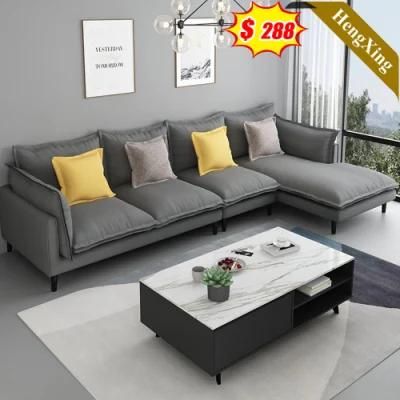 Modern Home Living Room Sectional Sofas Set Office Hotel Lobby L Shape Sofa