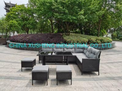 6PCS Kd Outdoor Furniture Leisure Wicker Rattan Patio Sofa Set