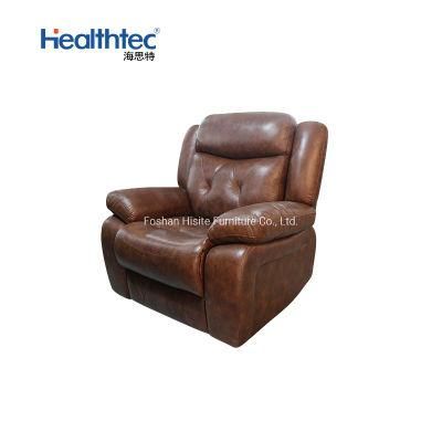 High Quality Leather Living Room Furniture Okin Motor Stable Electric Recliner Sofa