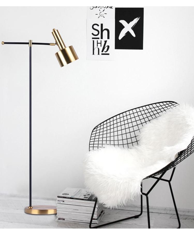 Student Desk Dormitory Eye Protection Living Room Sofa Light Luxury Nordic Simple Modern Creative Personality Reading Study Metal Black Desk Table Floor Lamp