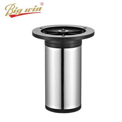 Round Adjustable Stainless Steel Furniture Legs