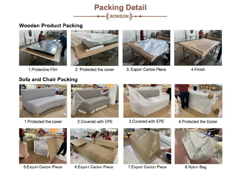 Hotel Lobby Rest Area Sofa and Chair Sets with Good Quality