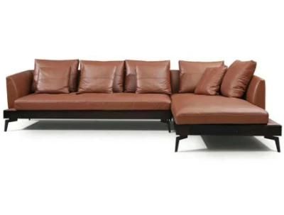 2018 Best-Selling Champion Model Modern Leather Sofa L-Shape