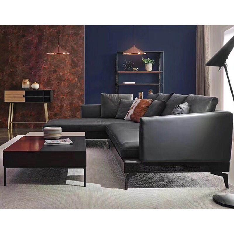 Dongguan Manufacturer Wholesale Living Room High Quality Leather Sofa Sets