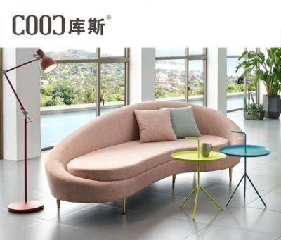 Business Public Space Fabric and High Density Sponge Solid Wood Frame Sofa