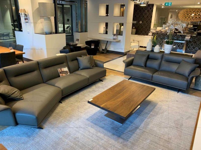 Latest Italy Hot Selling Sofa Leather Sofa Fabric Sofa Modern Sectional Sofa Living Room Furniture in Italy Fashionable Style